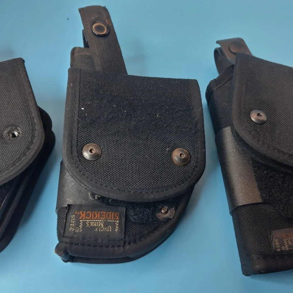 Uncle Mike's Sidekick Holster Lot Size 2, 3, ? Tactical Duty Belt Gun...